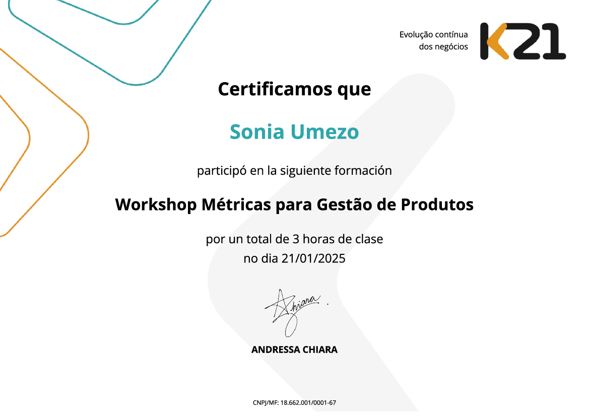 Certificado K21